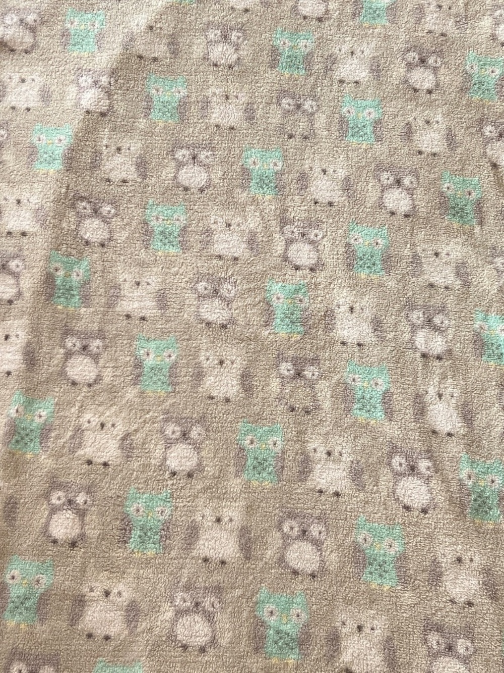 Parent’s Choice Unisexual 30”x 30” Owl Baby Blanket
